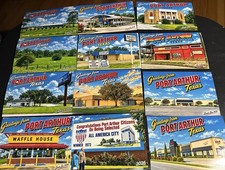 Port Arthur TX 19 Postcard Lot of 25 Cityscape 2026 76c each picture