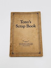 Tony's Scrap Book Published by Anthony Wons Chicago 3rd Print 1928 Soft Wrap VTG picture