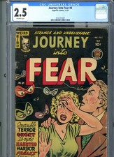 JOURNEY INTO FEAR 4, CGC 2.5, FLOATING EYEBALLS, 11/51, PRE CODE HORROR picture