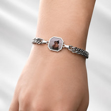Personalised Heat-Activated Photo Bracelet | Hidden Picture Revealed by Warmth picture