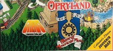 1995 Opryland USA Vintage Theme Park Souvenir Map Nashville, TN picture