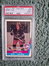 1977-78 O-PEE-CHEE OPC WHA BOBBY HULL #50 PSA 9(mc) HOF **RARE** picture