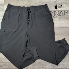 Chico's Zenergy Cargo Jogger Pants Black NWT Size Chico's 3.5 (18) picture