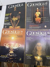 4 vintage 1970s Gnostics Occult magic magazines picture