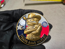 RARE Serialized Texas Game Warden Highway Patrol Challenge Coin picture