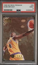 SkyBox 1996-97 SkyBox Premium Kobe Bryant Lakers Rookie #55 PSA 9 Great Hold picture