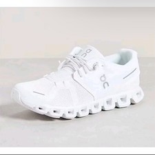 On Cloud 5 Sneakers Running Shoes White/White Women's Size 7.5 picture