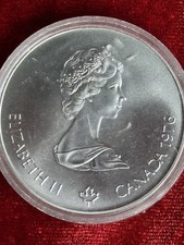 Canada 1975 $5 Silver Commemorative Coin Montreal 1976 Olympics picture