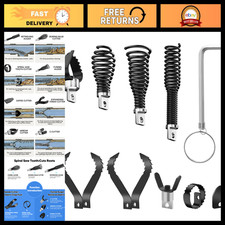 9-Piece Heavy-Duty Drain Auger Drill Set, Fits 5/16