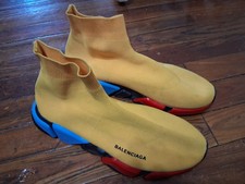 Balenciaga speed 2.0 sneakers  yellow. l've worn them once. picture