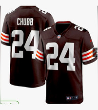 Nike Cleveland Browns Nick Chubb #24 NFL On-Field Jersey Men’s M Brown NWT picture