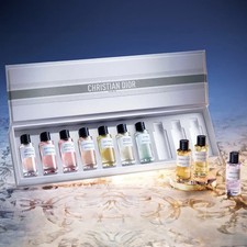 Christian Dior Perfume Set 10 Mini Bottles Collection Gift Box Assortment picture