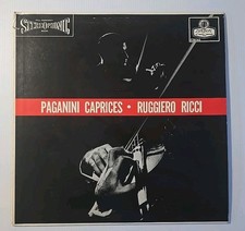 Niccolò Paganini, Ruggiero Ricci Paganini Caprices Vinyl LP Record NM Cover Good picture