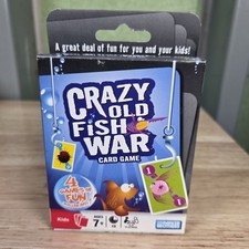CRAZY OLD FISH WAR PLAYING CARD GAME SET DECK PARKER BROTHERS SEALED CARDS 2008 picture