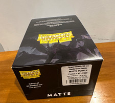 Dragon Shield Premium Standard Card Sleeves Matte Purple 1000ct picture