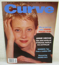 VINTAGE NOVEMBER 1999 CURVE MAGAZINE VOL. 9 #5 ANNE HECHE picture
