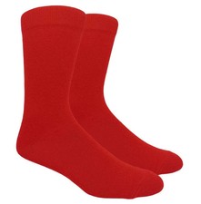Fine Fit Men's Solid Color Cotton Dress Socks Wedding Assorted Plain picture