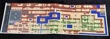 LEGEND OF ZELDA MAP 17 x 5.5 • VINTAGE NINTENDO NES GAMES picture
