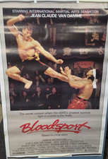 Bloodsport 1988 Original 27x41 Movie Poster Jean Claude Van Damme Cannon picture