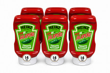Heinz Hot Jalapeno Tomato Ketchup 14 oz 6 Pack Spicy Ketchup Sauce picture