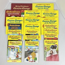 Curious George Lot of 20 H. A. Rey PBS Kids picture
