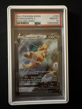 Pokemon 2021 Dragonite V 192/203 Alt Art Evolving Skies EN GEM MINT PSA 10 picture