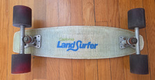 Vintage 1970s California Land Surfer Fiberglass Skateboard Deck TARGA Wheels picture