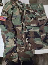 USGI Woodland Camo BDU Uniform Set - Medium Regular Shirt & Pants picture