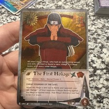Naruto CCG The First Hokage US041 Super Rare Quest For Power picture