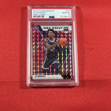 Panini 2019-20 Mosaic NBA Debut Ja Morant #274 Pink Camo Prizm RC PSA 10 picture
