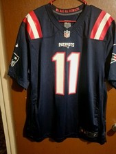 Mens Nike New England Patriots Julian Edelman Retirdd Player Game Jersey Sz XL picture