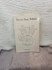 Vintage Harley-Davidson Service Department Bulletin Volume 1 Reprint 1917  picture