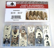 144pc GOLIATH INDUSTRIAL ALIGNMENT BODY SHIM ASSORTMENT CAMBER CASTER TOE STEEL picture