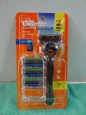 NEW Gillette Fusion 5 ProGlide Shaving Bundle 1 Razor Handle 4 Cartridges picture
