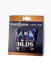 Braves/ Dodgers 2026 National Divisional Series Label Pin picture