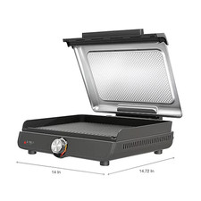Ninja Sizzle Smokeless Indoor Grill & Griddle 14-Inch Electric GR101 picture