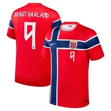 New 2026 NØrway Home Jersey Erling Haaland #9 Norway FANS size S-2XL FAST Ship picture