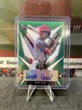 2021 Leaf Valiant Derek Curiel #BA-DC1 Green Prospect Autograph Pirates RC picture