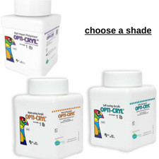 Opti-Cryl Self-Curing Acrylic Resin Powder,1Lb Bottle, choose a shade picture