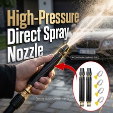 2PCS Larnto High Pressure Hose Nozzle Water Gun for Car Wash Garden Booster ~US picture