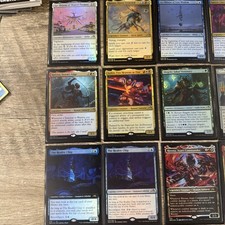 MTG 27 Card ALL FOIL Rare Legendary Lot NEO SNC Reality Chip Isshin Giada picture