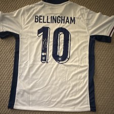 Jude Bellingham Signed England #10 Soccer Jersey BAS Authenticated picture