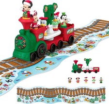 NEW RARE Fisher Price Little People Disney Jr Mickey Musical Xmas Train- IN HAND picture
