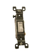 15 Amp, 120 Volt, Toggle Framed Single-Pole AC Quiet Switch, Residential Grad... picture