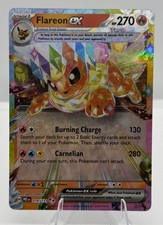 Flareon ex 014/131 Sv: Prismatic Evolutions Holo Double Rare Pokemon TCG MINT/NM picture