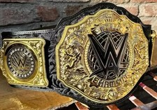 New World Heavyweight Championship Title Replica Belt Adult size 8mm metal plate picture