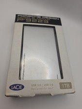 LaCie Porsche Design P9223 1 TB External  5400 RPM (9000293) Hard Drive USB New picture