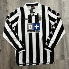 NWT Juventus 1999 2000 Kappa LS VTG PJersey LIBERTA DIGITALE Striped Japan L picture