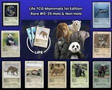 Life TCG 1st Edition Mammals Rare #0-25 Holo And Non Holo Pick Your Card picture
