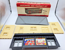 Vintage 1950s Plasticville O/S Hardware & Pharmacy 100% Complete, Clean with Box picture